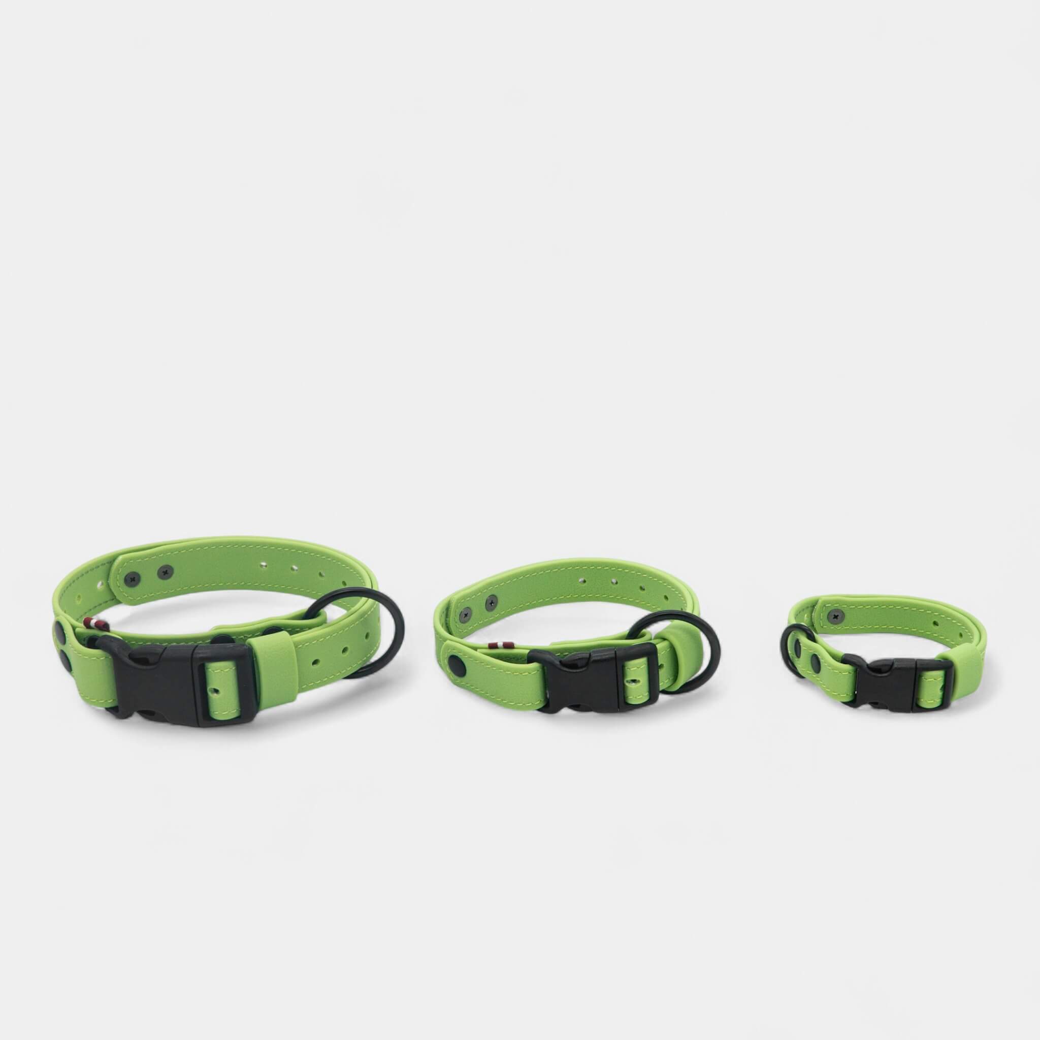 EasyFit waterproof collar for dogs - Lime mint green