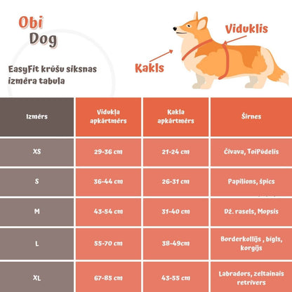 EasyFit Anatomical Waterproof Dog Harness - Pink