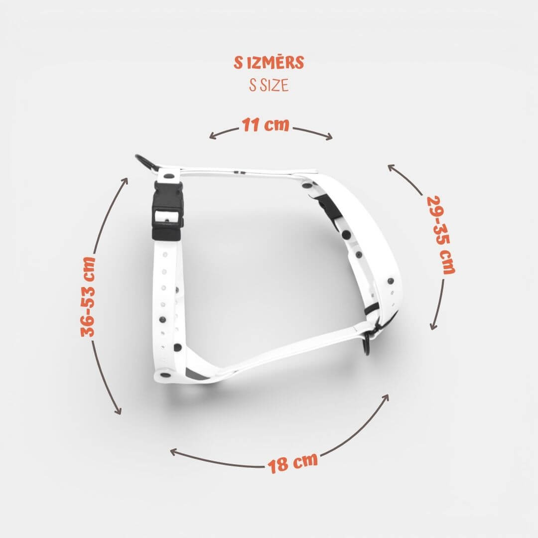 EasyFit anatomiski pareizi - ūdensdroši iemaukti suņiem - Balti