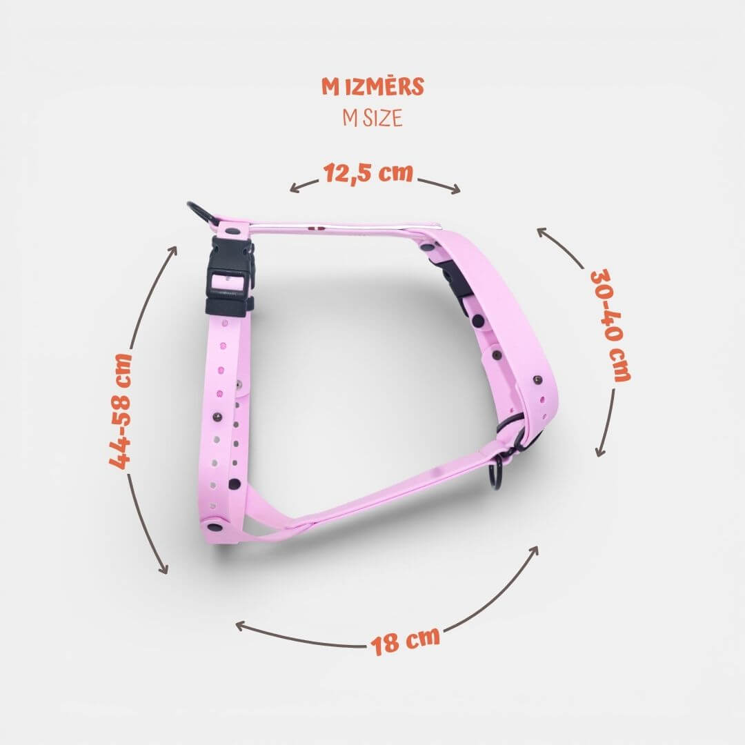 EasyFit Anatomical Waterproof Dog Harness - Pink