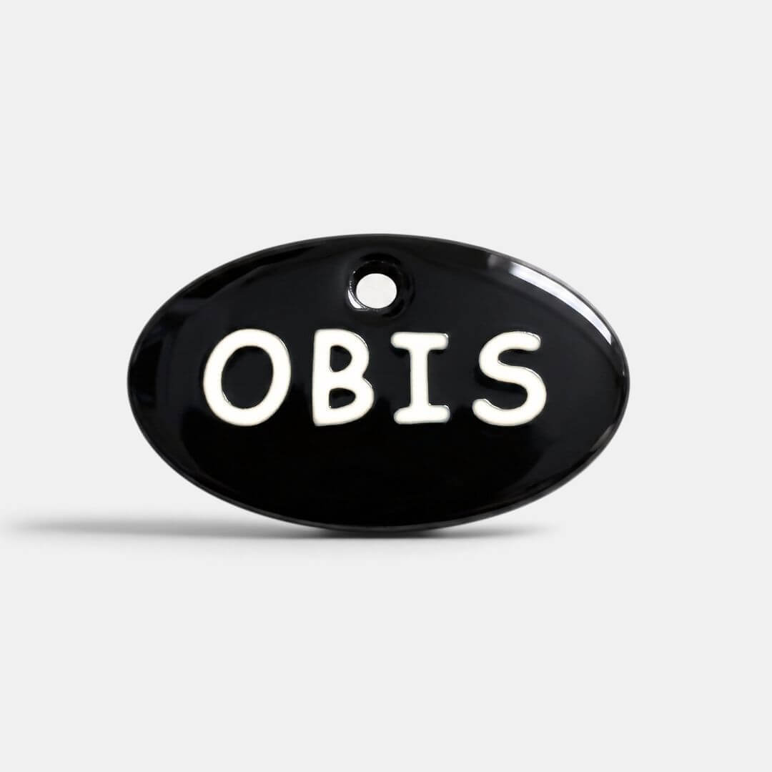 ObiDog medaljons sunim ar vārdu un telefona nr.