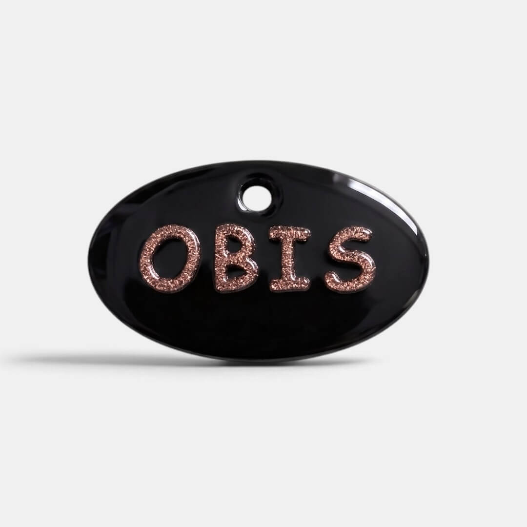 ObiDog medaljons sunim ar vārdu un telefona nr.