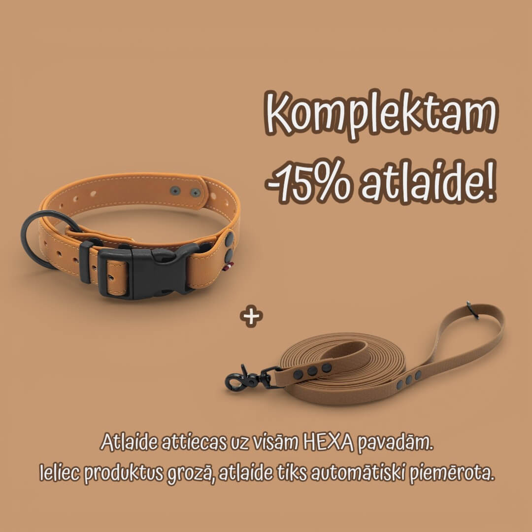 EasyFit ūdensdroša kakla siksna suņiem - Brūna